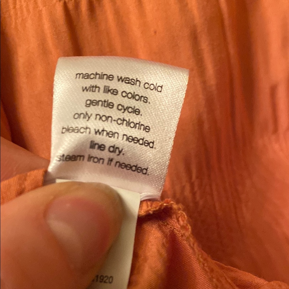 Orange Off-Shoulder Blouse - Picture 6 of 6